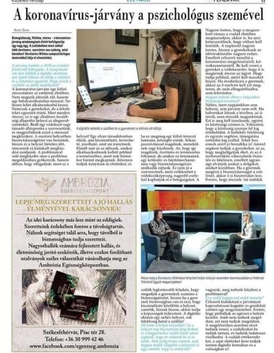 A koronavírus-járvány a pszichológus szemével